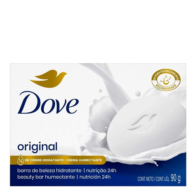 Sabonete em Barra Dove Cremoso 90g - Hidratação e Limpeza