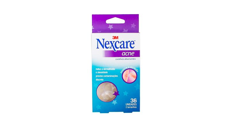 comprar-na-farma22-curativo-nexcare-3m-acne-cover-36-unidades