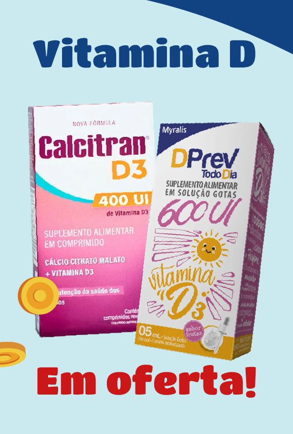 Vitamina D em oferta Vitamina D em oferta