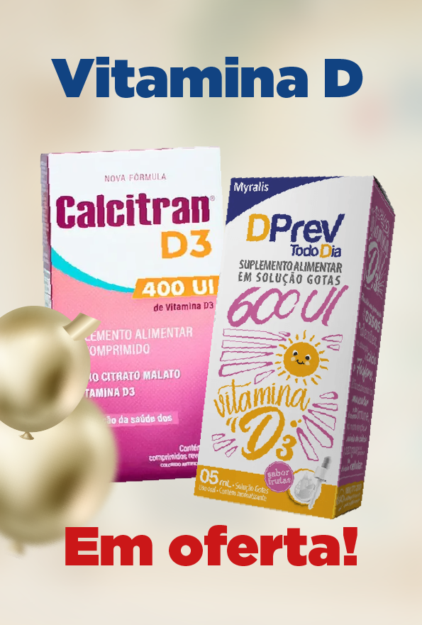 Vitamina D em oferta Vitamina D em oferta